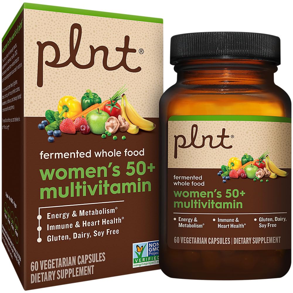 plnt bottle with dose cup demonstrates easy daily dosage.