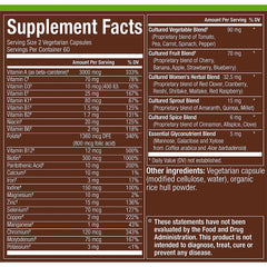 Label view of plnt WomenatMs multivitamin emphasizing non-GMO plant ingredients