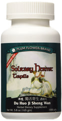 Plum Flower Solitary Hermit bottle with 1000 capsules for daily wellness routine.