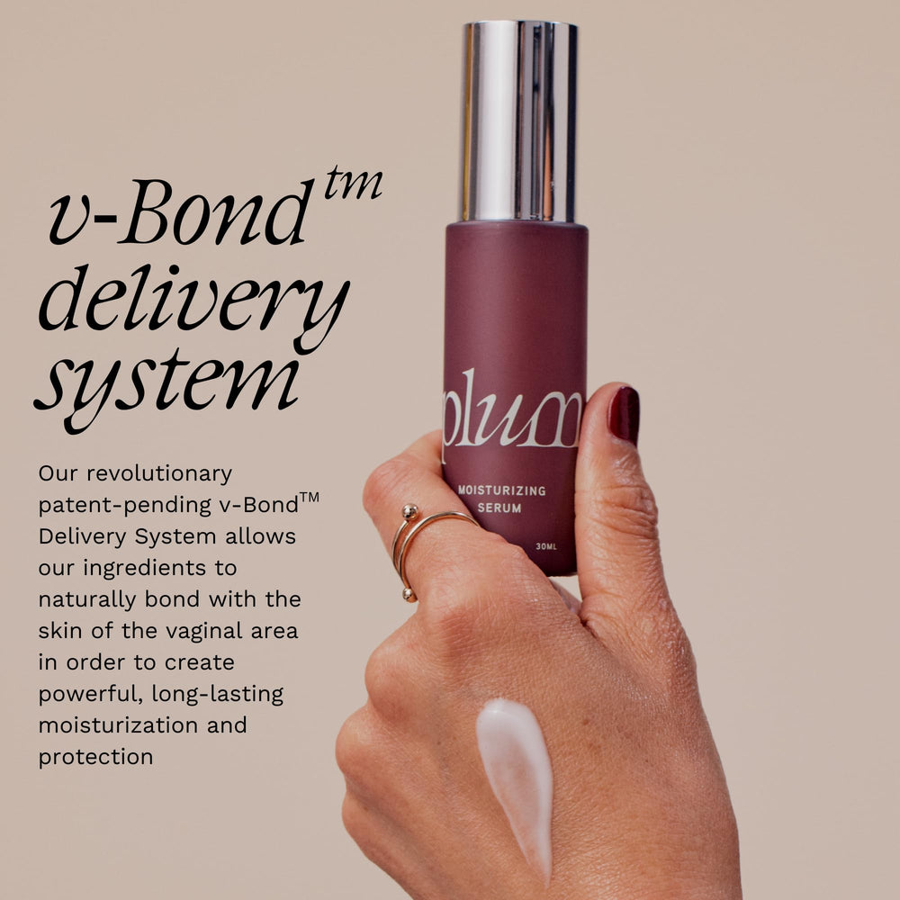 PLUM Vagiceuticals outer packaging showcases hormone-free formulation