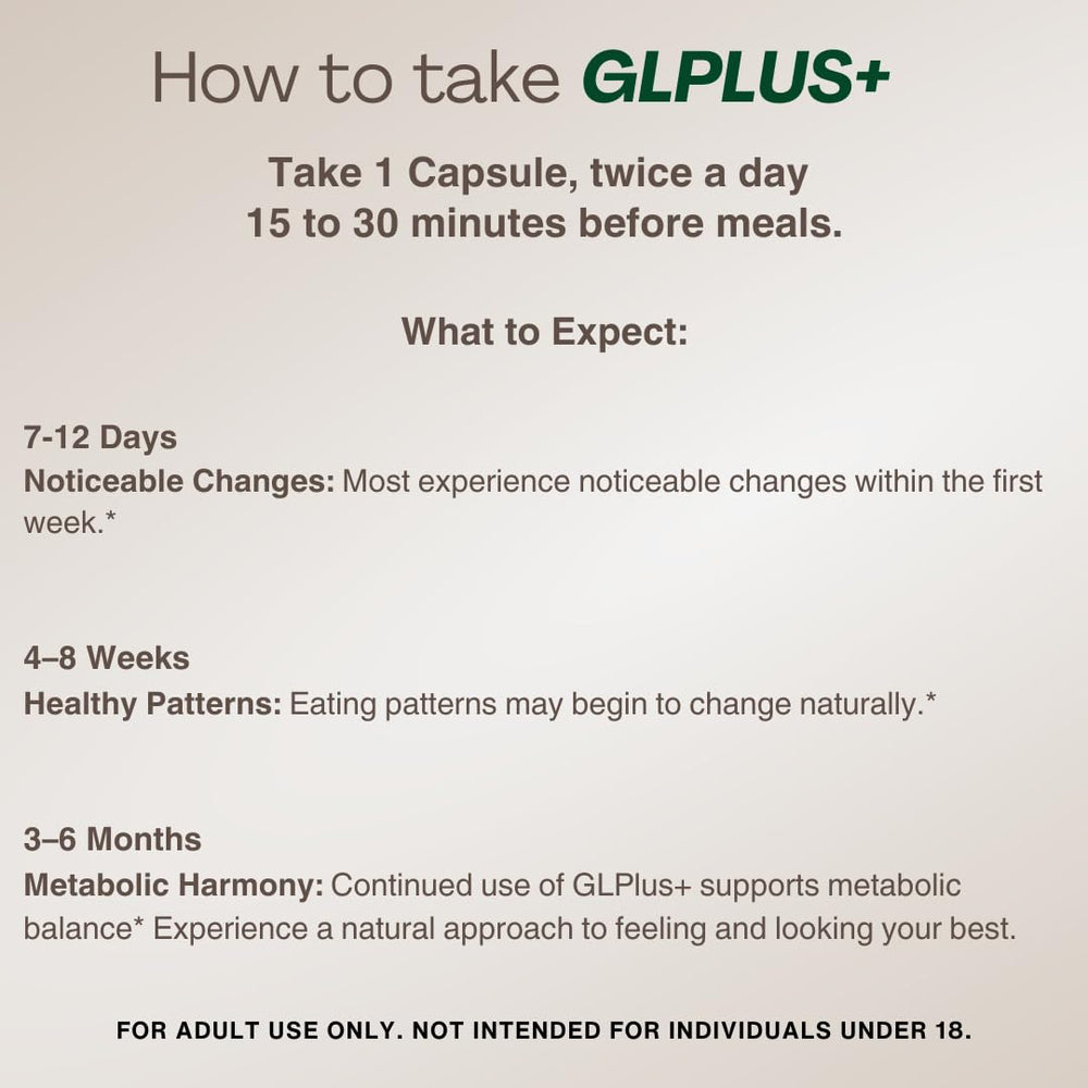 Plus+Ultra GLP-1 capsules held in hand to show size for daily use.