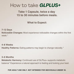Plus+Ultra GLP-1 capsules held in hand to show size for daily use.