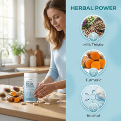 PLYNXE Liver Support turmeric and milk thistle iconography on label.