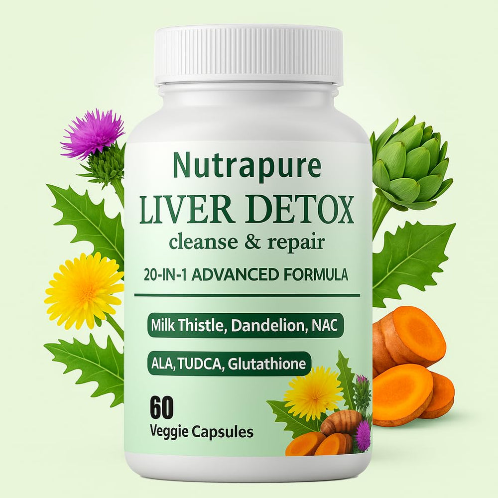 Digestive-friendly blend shown with everyday wellness routine.