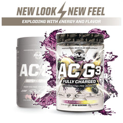 PMD ACG3 canister shows 30-60 servings for versatile training days.