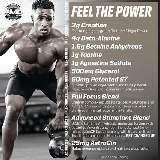 PMD ACG3 scoop shown with quick-mix benefits for training.