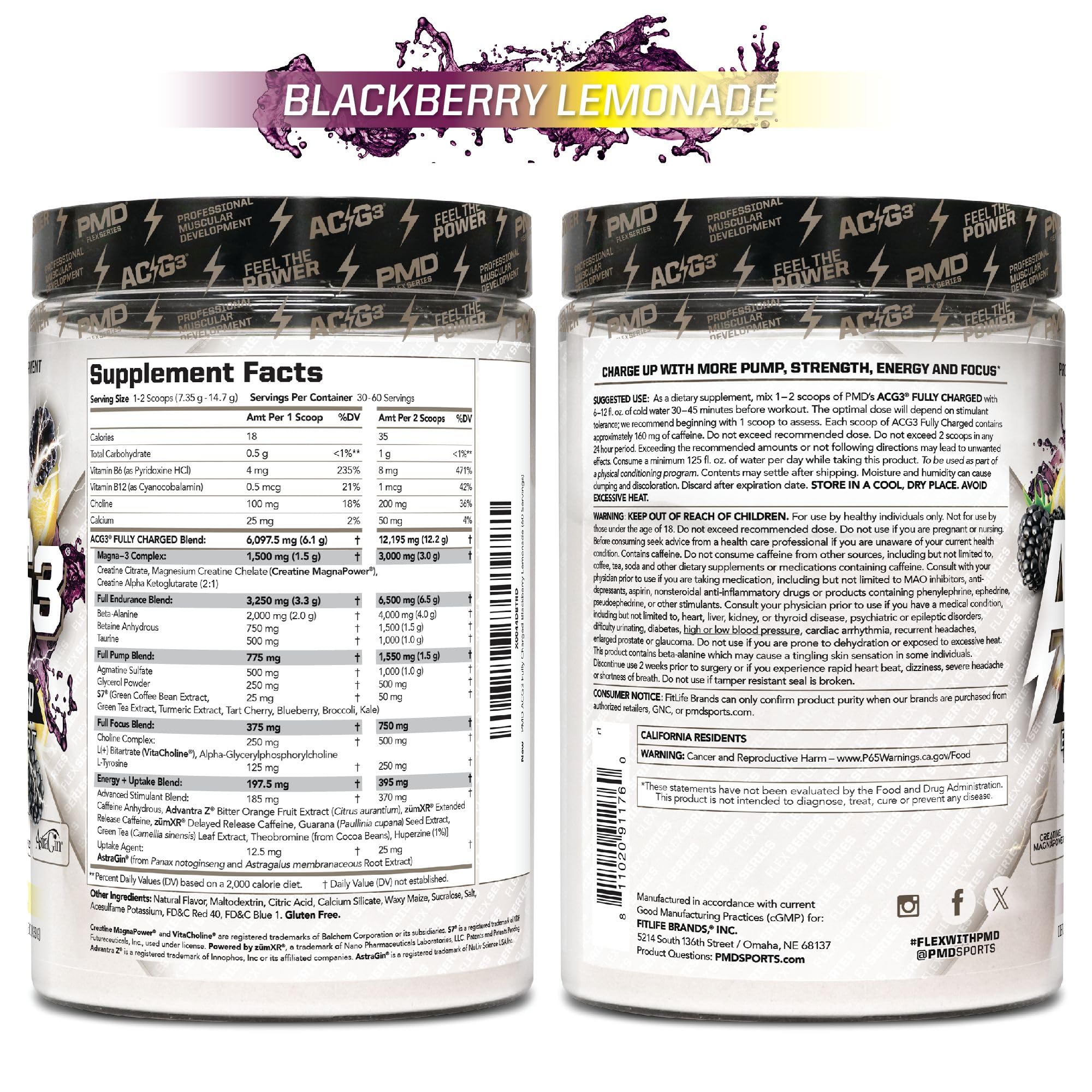 PMD ACG3 truth-in-label badge signals ingredient transparency.