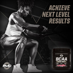 PMD BCAA Stim-Free ingredients label helps informed supplement choices.