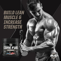 PMD Core Fuel Endurance container featuring betaine anhydrous for stronger contractions.