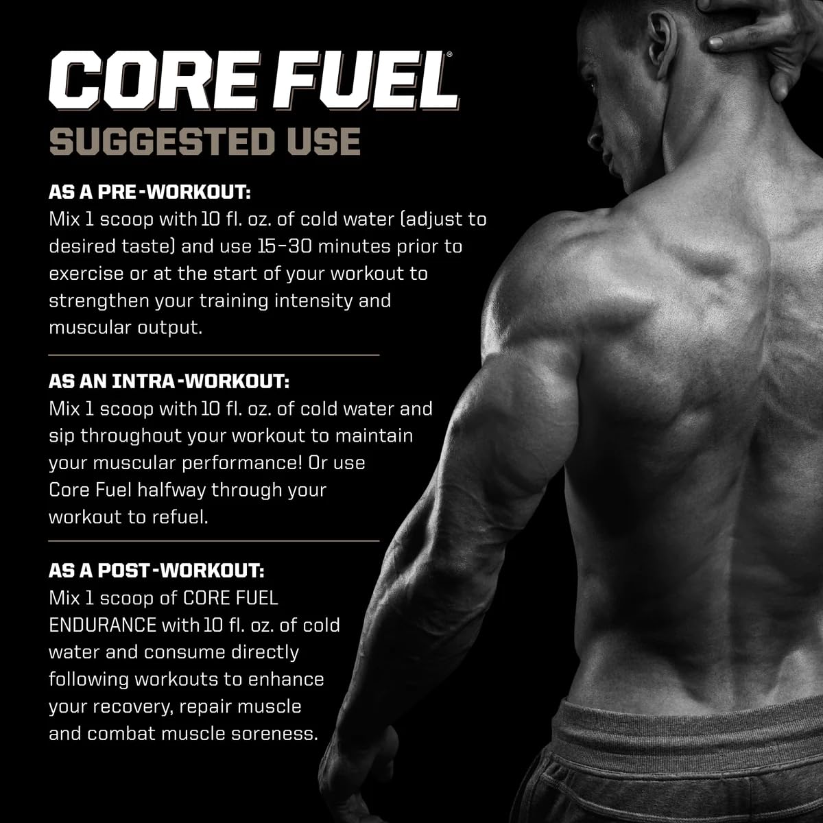 PMD Core Fuel Endurance shaker with electrolytes for hydration during training.