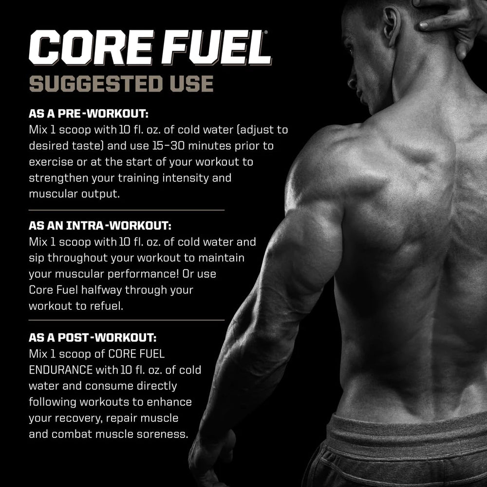 PMD Core Fuel Endurance shaker with electrolytes for hydration during training.