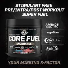 PMD Core Fuel Endurance post-workout shake supports recovery after training.