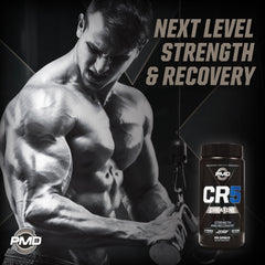 PMD CR5 ingredients close-up featuring magnesium creatine chelate and creatine citrate.