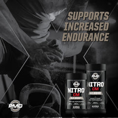 PMD NitroCM pour-dosage shot demonstrates easy measurement before training.