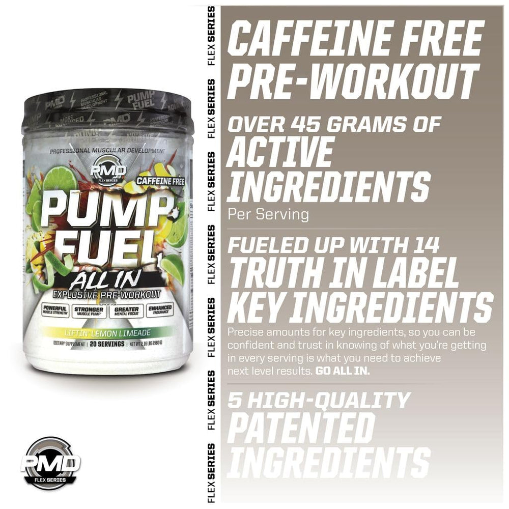 PMD Pump Fuel ALL IN serving scoop demonstrates convenient single-serving intake