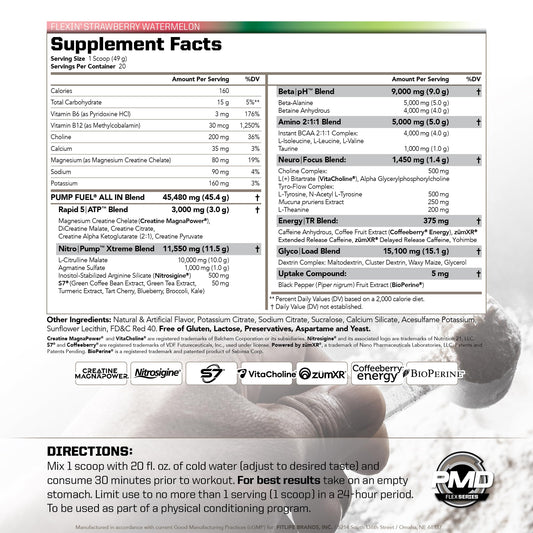 PMD Pump Fuel Insanity bottle closeup highlights premium formula for focus.