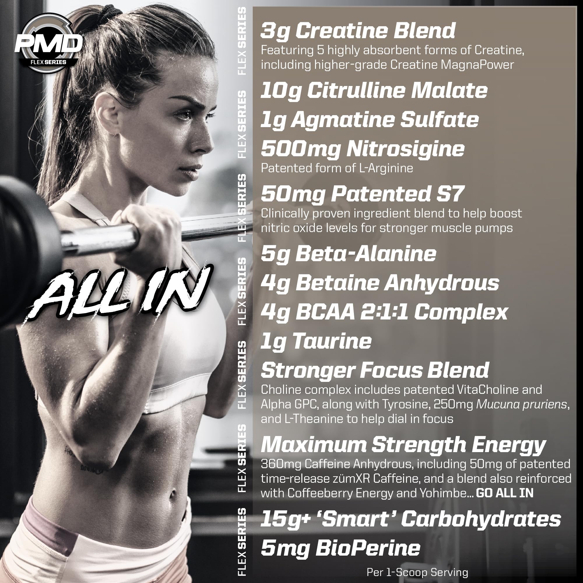 PMD Pump Fuel Insanity Cherry Slush label showing ingredients and amounts