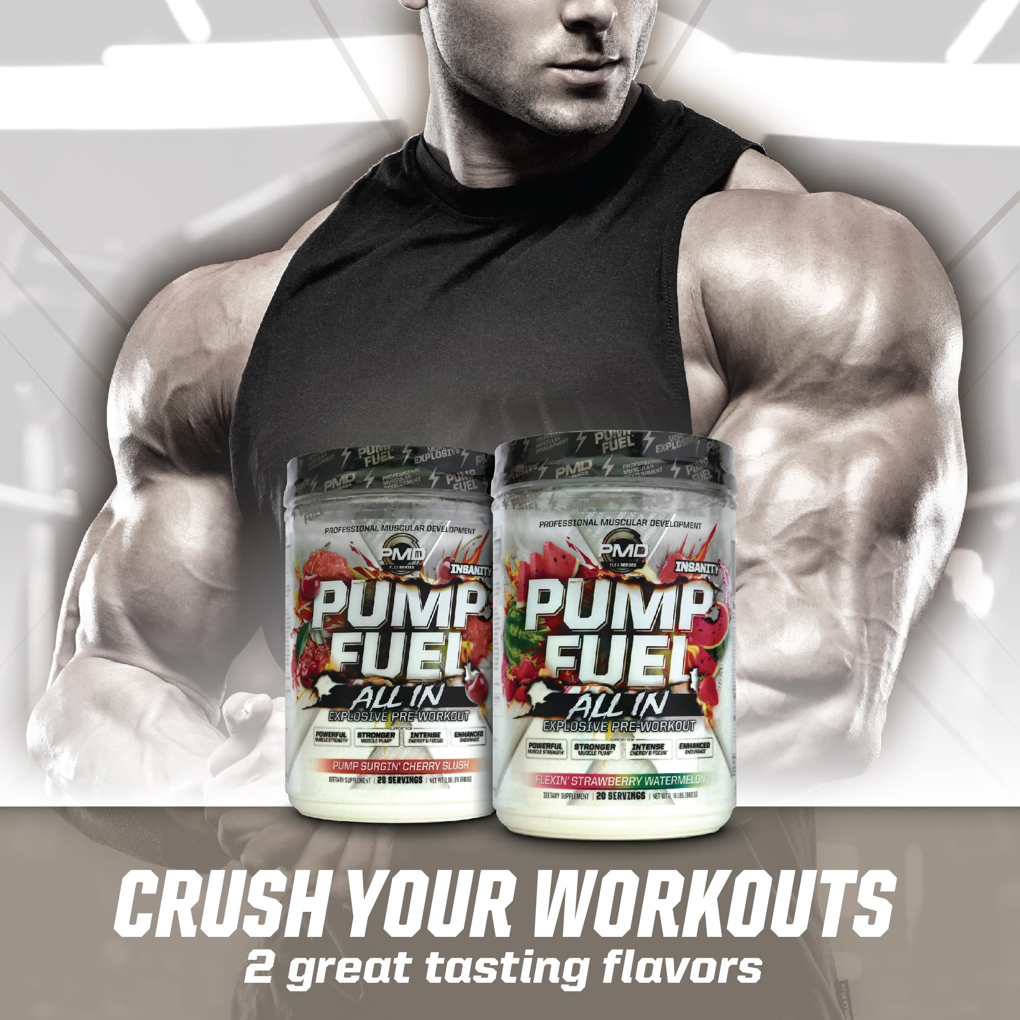 PMD Pump Fuel Insanity mixed drink over ice for ready-to-go energy.