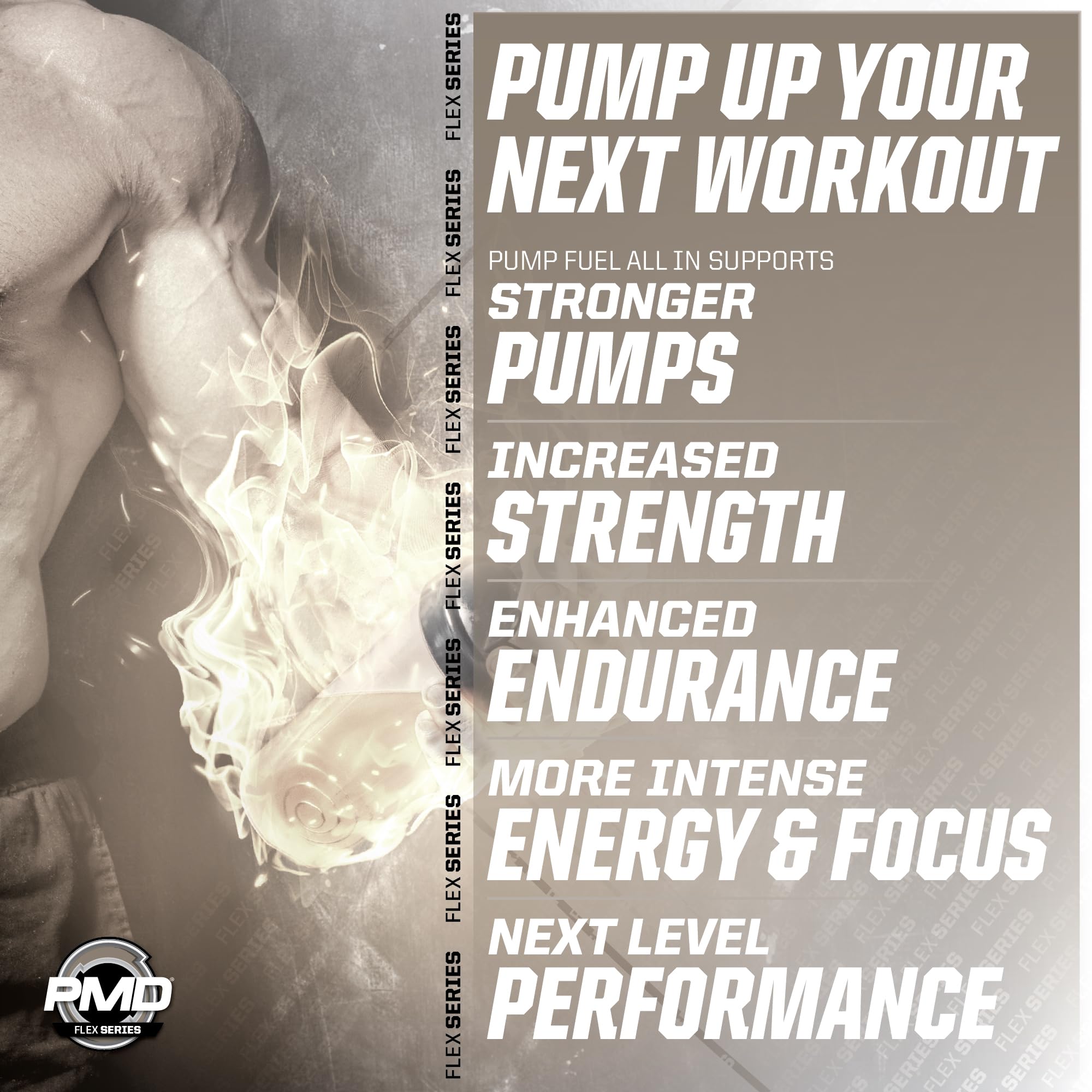 PMD Pump Fuel Insanity pre-workout portion ready to power sessions.