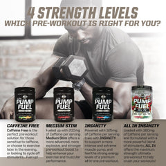 PMD Pump Fuel Insanity scoop shows convenient serving size for quick mix.