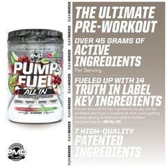 PMD Pump Fuel powder dissolving in water for a smooth mix before training