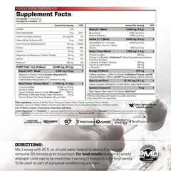 PMD Pump Fuel serving scoop shows precise 20-serving measure for consistent workouts.