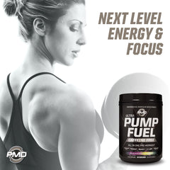 PMD Pump Fuel Ultra ingredients graphic with creatine and citrulline malate