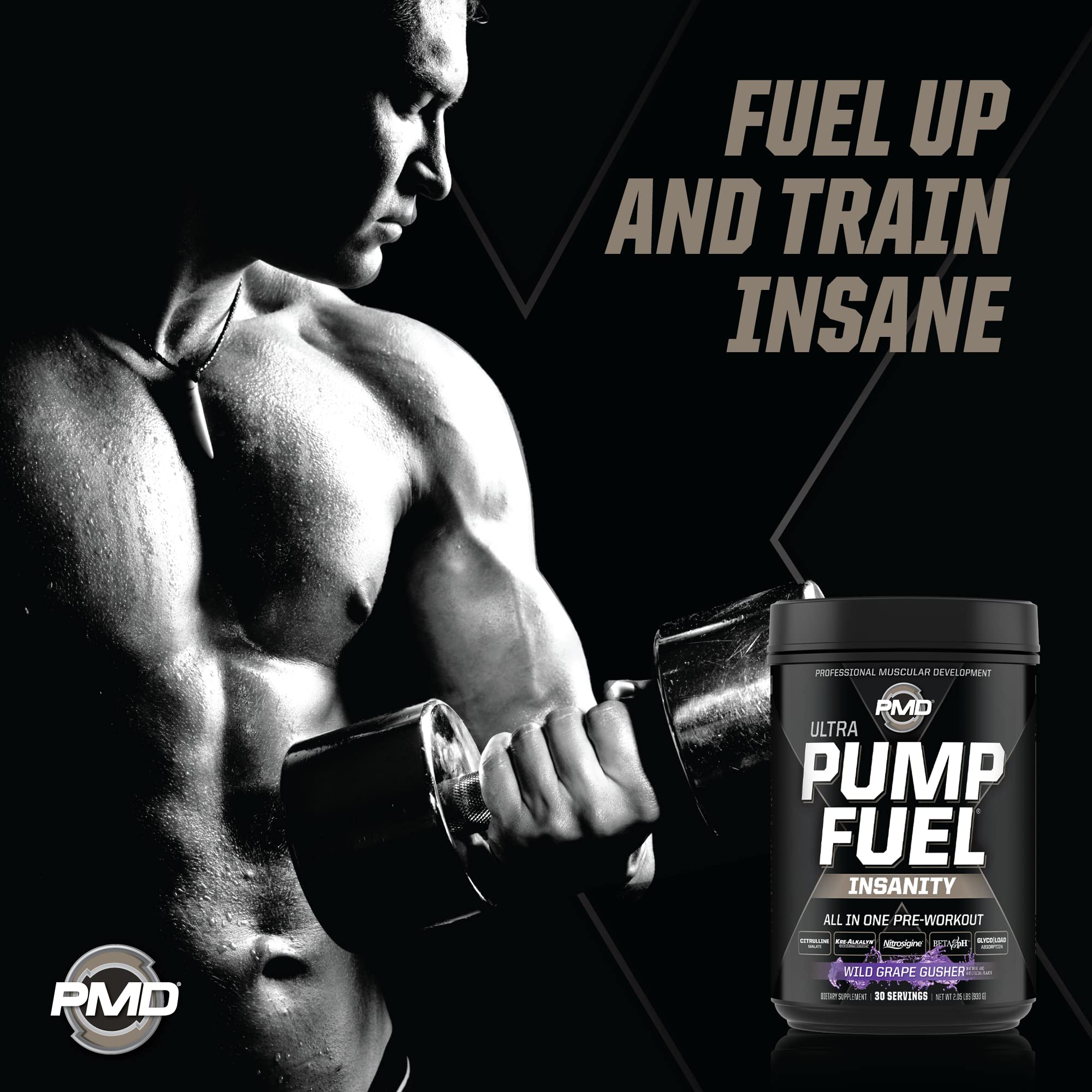 PMD Pump Fuel Ultra Insanity mixed drink demonstrates vibrant color and flavor cue.