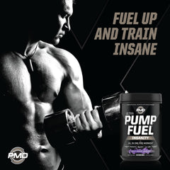 PMD Pump Fuel Ultra Insanity mixed drink demonstrates vibrant color and flavor cue.