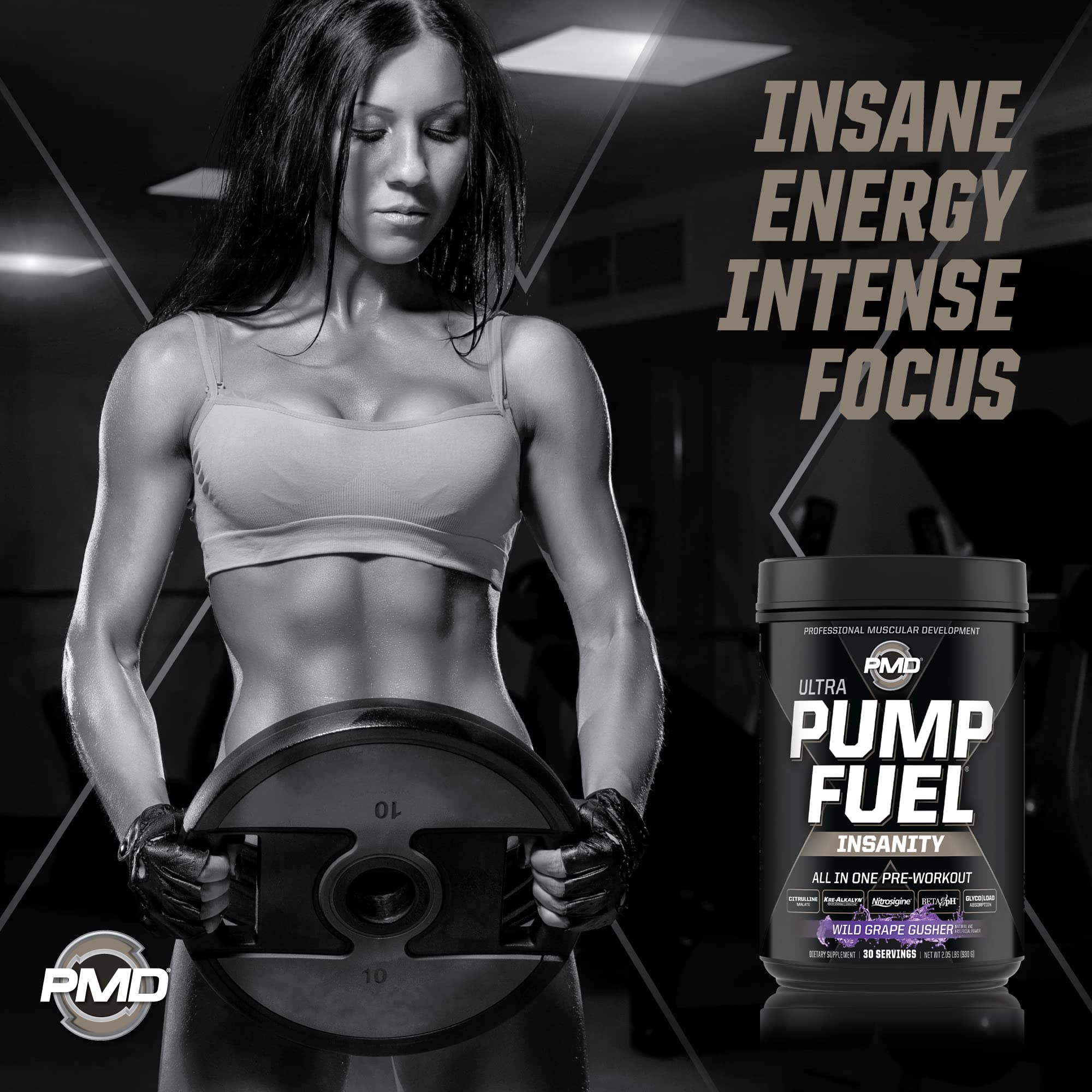PMD Pump Fuel Ultra Insanity powder texture ready for smooth mixing search.