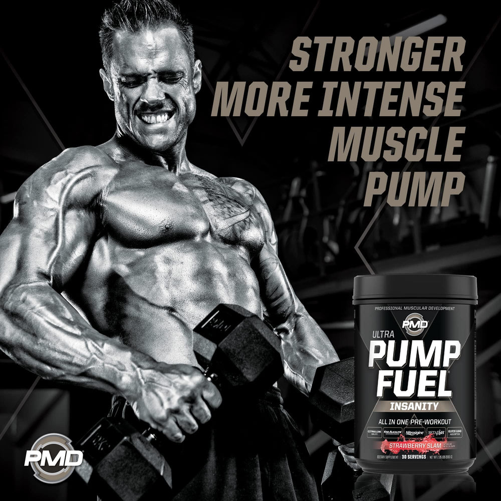 PMD Pump Fuel Ultra Insanity scoop showing precise serving