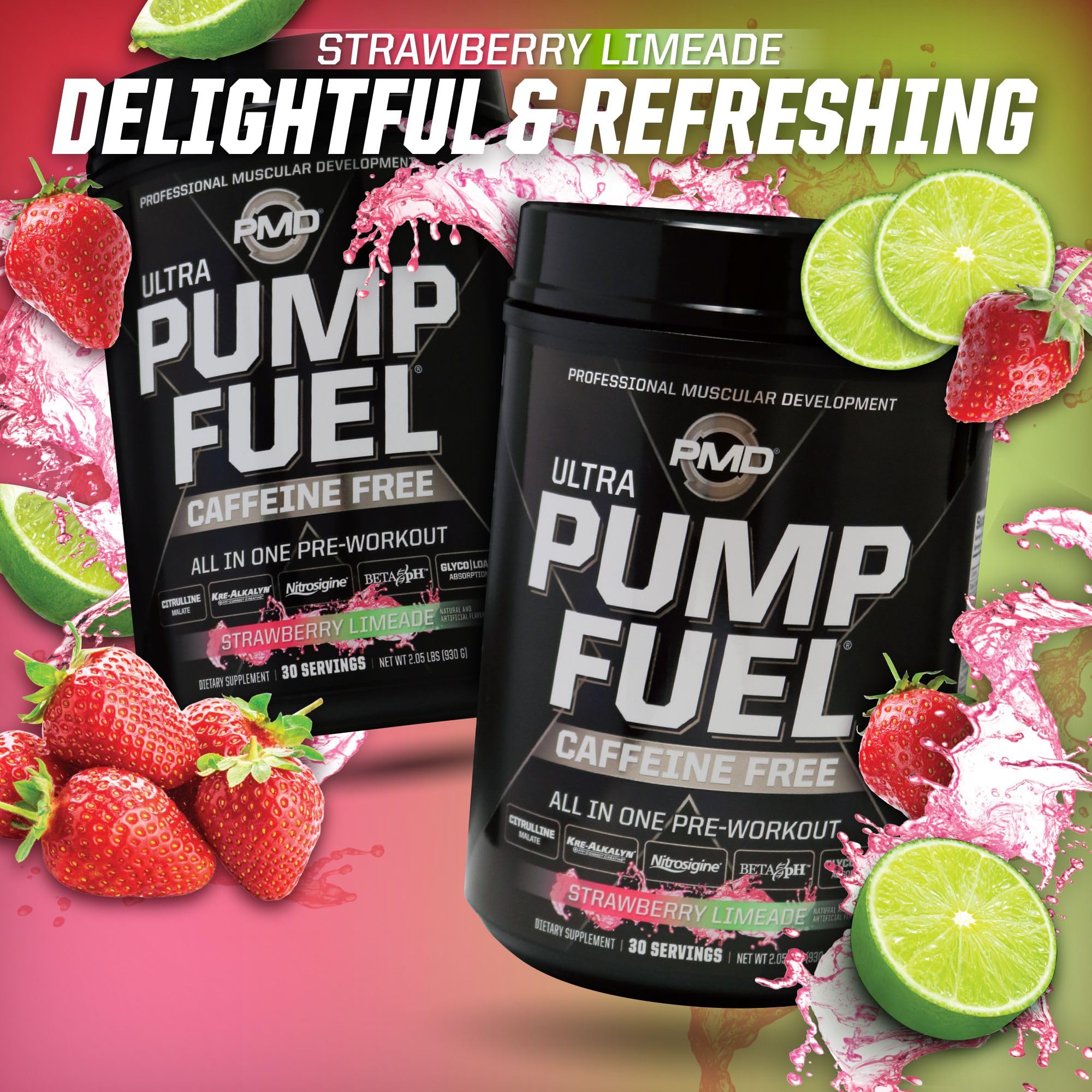 PMD Pump Fuel Ultra strawberry limeade flavor shot appeals to senses