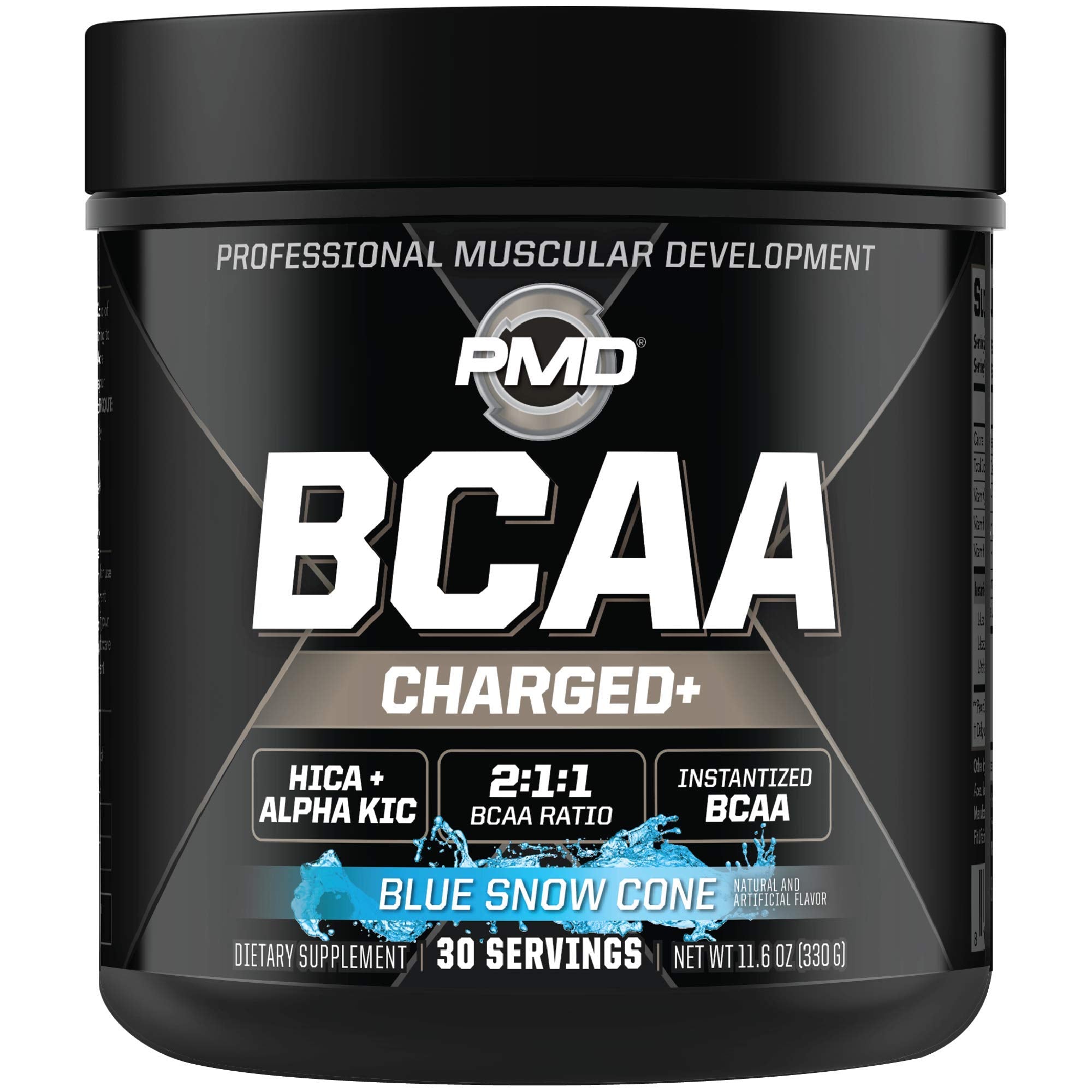 PMD Sports BCAA Charged bottle pour for rapid workout hydration and energy