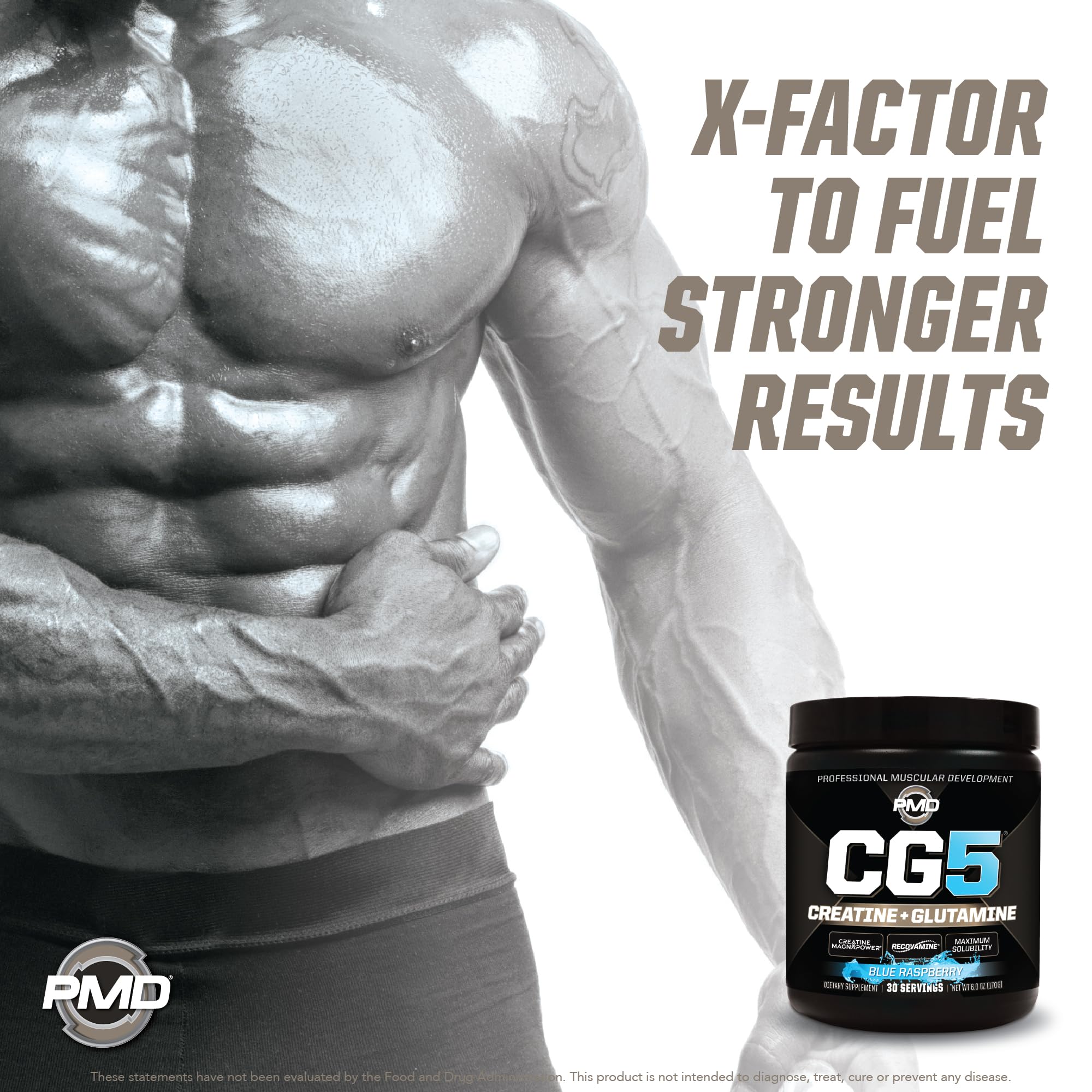 PMD CG5 30 servings icon communicates long-lasting workout support
