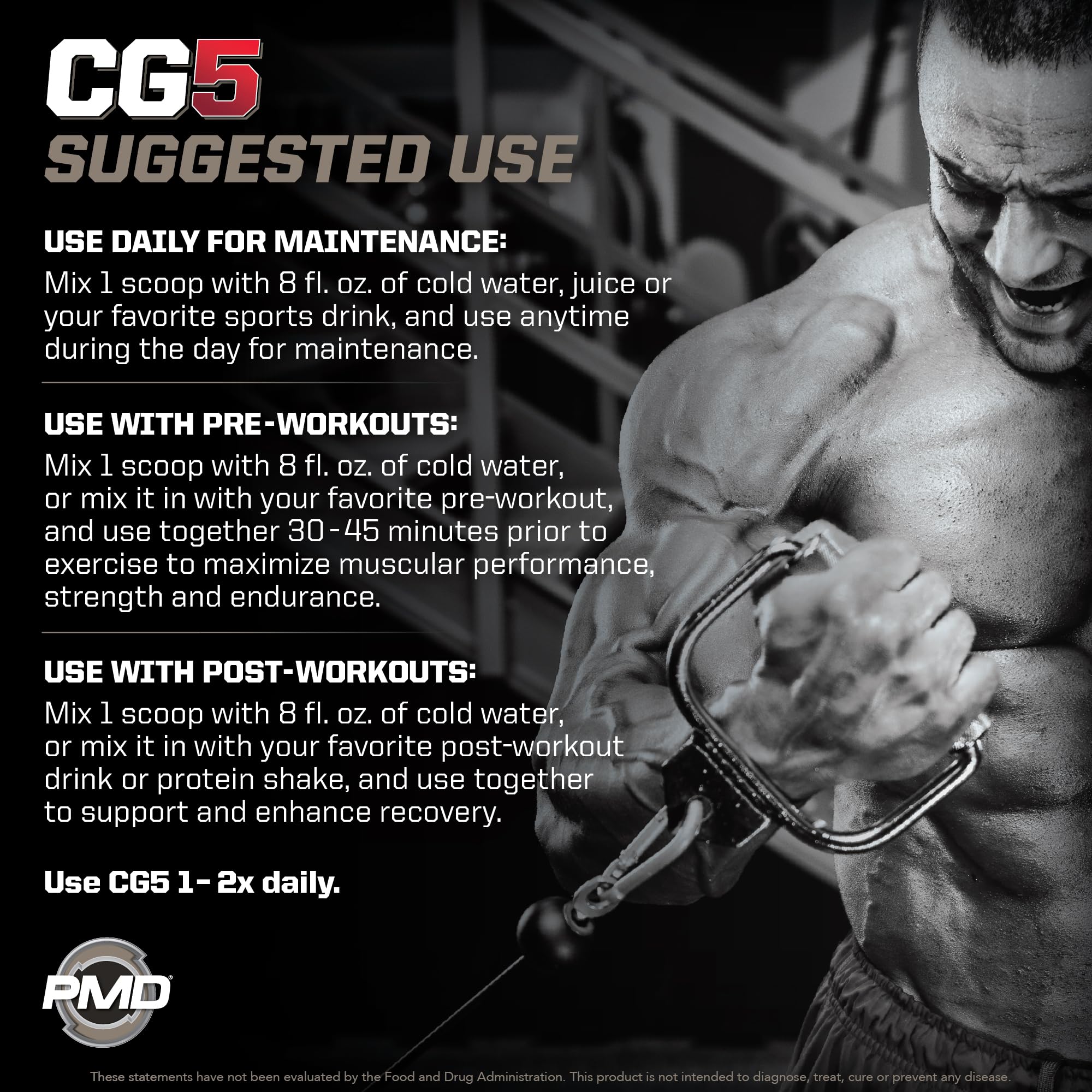 PMD Sports CG5 powder-jar emphasizes Cherry Vanilla Slush flavor