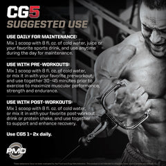 PMD Sports CG5 powder-jar emphasizes Cherry Vanilla Slush flavor