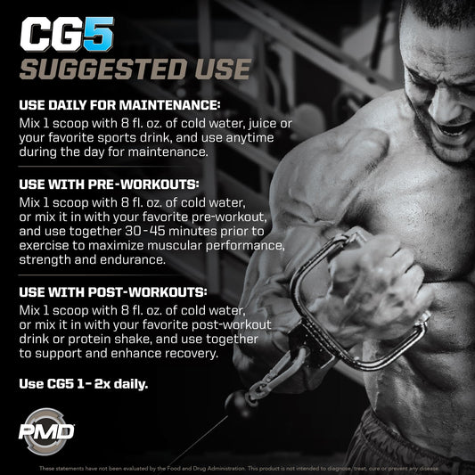 PMD CG5 scoop dispensing precise pre and post workout servings