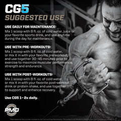 PMD CG5 scoop dispensing precise pre and post workout servings