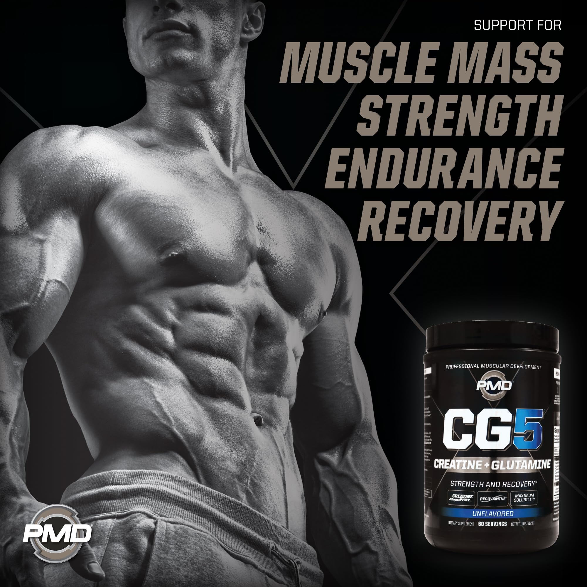 PMD CG5 shaker with mixed powder for post workout recovery