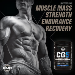 PMD CG5 shaker with mixed powder for post workout recovery