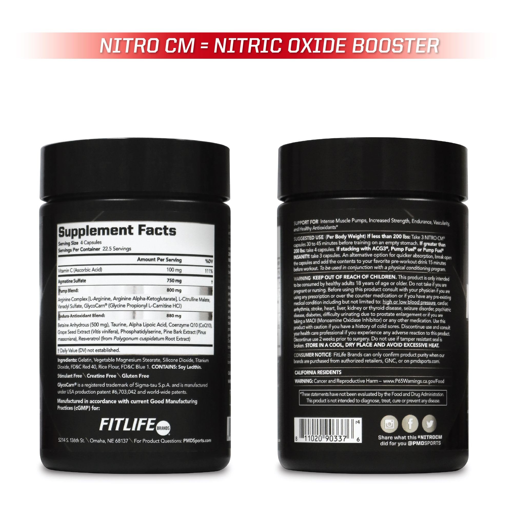 PMD Sports Nitro CM action shot suggesting improved endurance during training