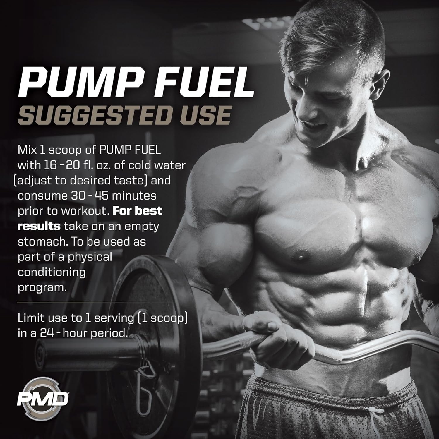 PMD Sports Pump Fuel nootropic profile suggests sharper focus during workouts.