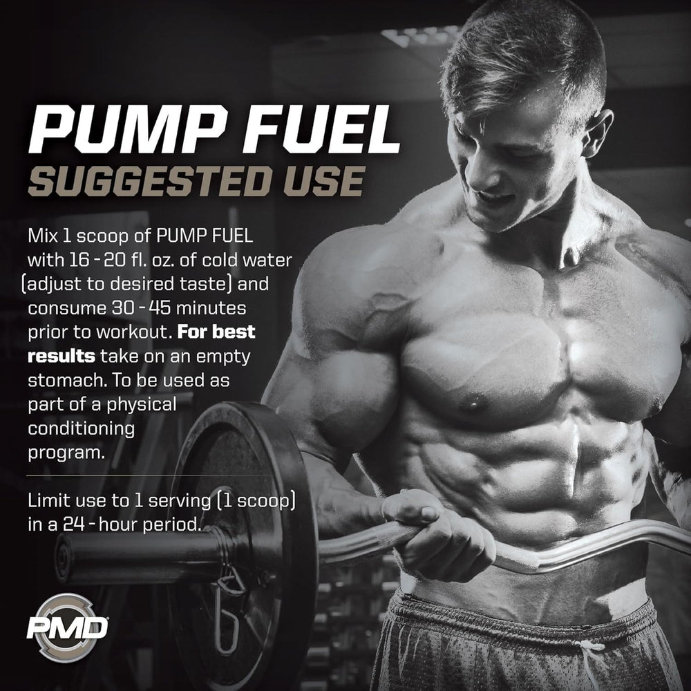 PMD Sports Pump Fuel nootropic profile suggests sharper focus during workouts.