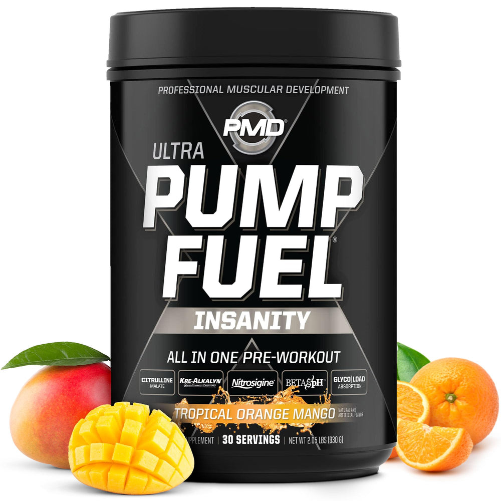 PMD Sports Pump Fuel Ultra canister ready for intense workouts and focused training.