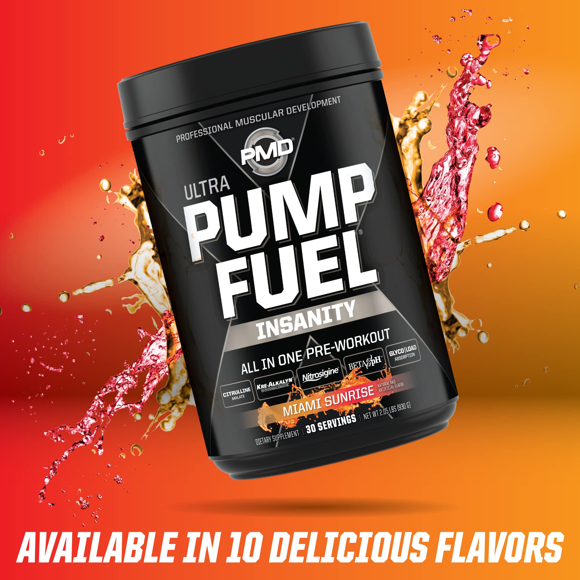PMD Pump Fuel Ultra Insanity endurance-boosting formula supports longer sessions