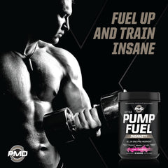 PMD pink lemonade tub label reveals creatine and beta alanine details.