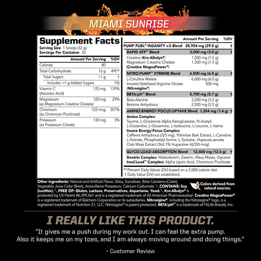 PMD Pump Fuel Ultra Insanity serving scoop helps accurate dosing for workouts