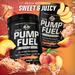 PMD Sports Pump Fuel Ultra Peach Nectarine flavor profile in action