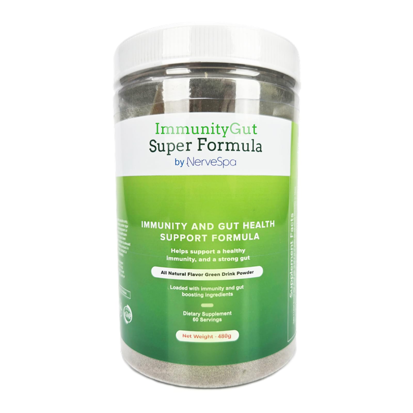 PMT Medical ImmunoGut Super Formula bottle front—promotes immune and gut health.