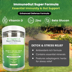 PMT Medical ImmunoGut Super Formula scoop—easy daily dosing for consistency.